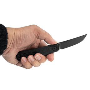 SRM Enso Linerlock Black G10 14C28N
