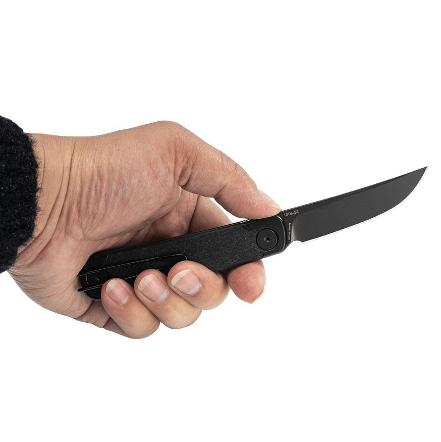 SRM Enso Linerlock Black G10 14C28N