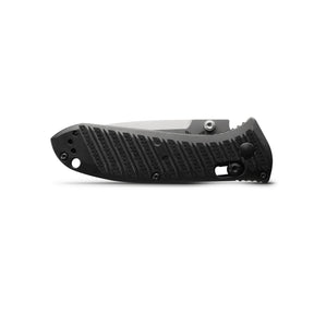 Benchmade 575-1 Mini Presidio II Folding Knife (Milled Black CF-Elite Handle)