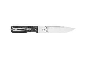 Ganzo G767-BK Button Lock Folding Knife (Black G10 Handle)