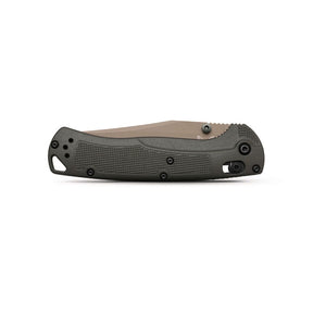 Benchmade 15536TN-02 Taggedout Folding Knife (Deep Olive Grivory Handle)