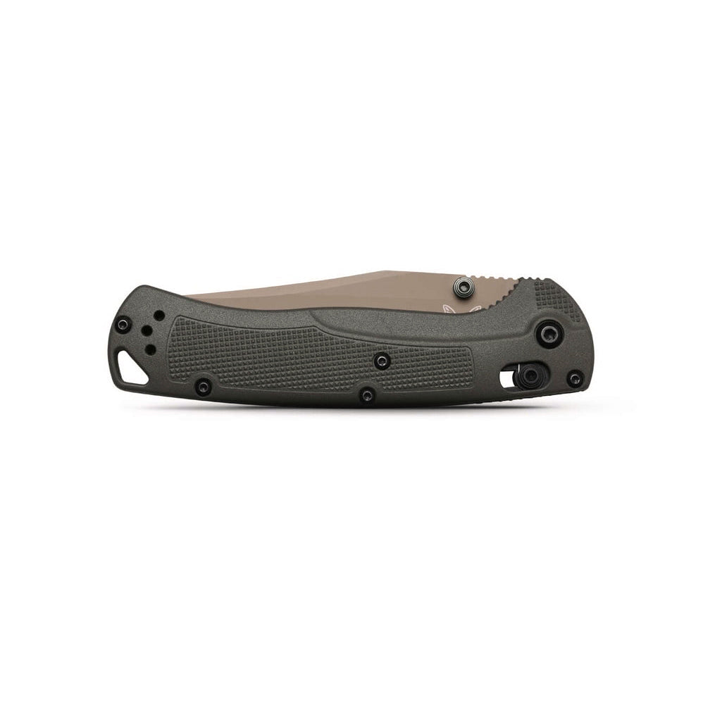 Benchmade 15536TN-02 Taggedout Folding Knife (Deep Olive Grivory Handle)