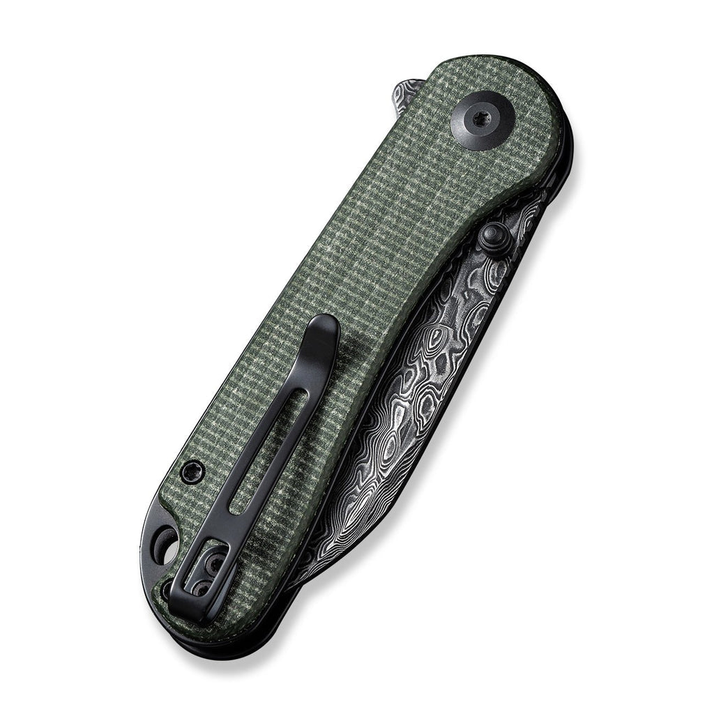 Civivi C18062AF-DS1 Elementum Folding Knife (Green Micarta Handle)