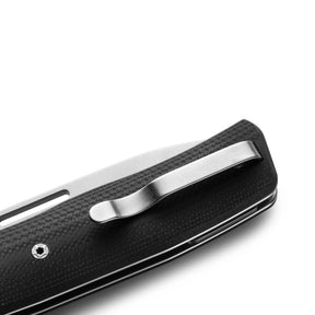 LionSteel NiNi Folding Knife (Black G10 Handle)