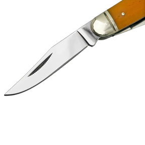 Cold Steel Gentleman's Stockman Yellow Smooth Bone Folding Blade