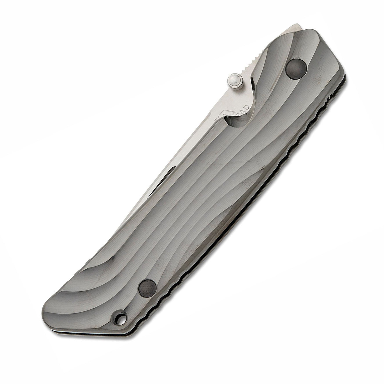 Rockstead HIGO II TI-ZDP (S) Folding Knife (Shiny DLC Titanium Handle)