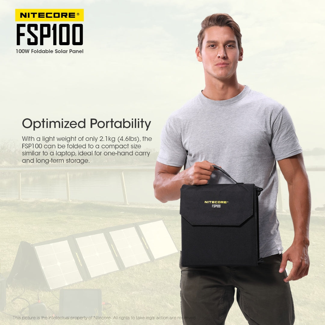 Nitecore FSP100 100W Foldable Solar Panel