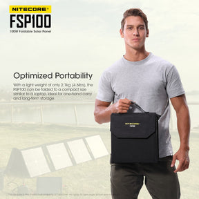Nitecore FSP100 100W Foldable Solar Panel