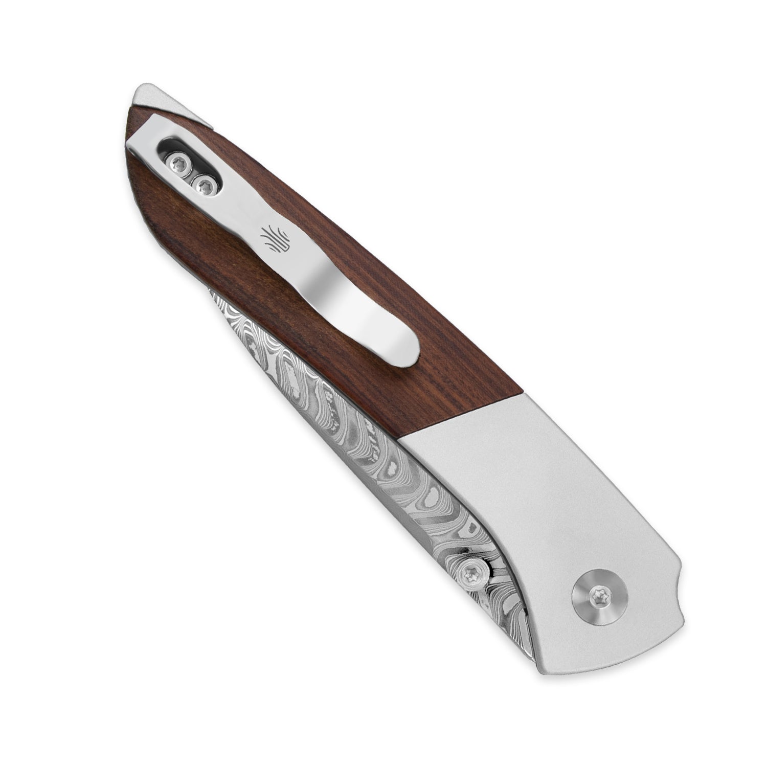 Kizer V3690A3 Spitfire Shanxi Damascus Steel