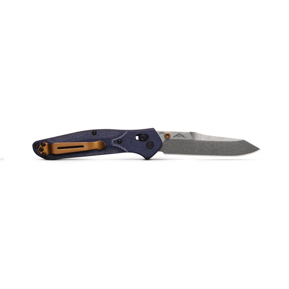 Benchmade 940-04 Osborne Folding Knife (Denim Micarta Handle)