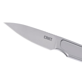 CRKT 7066 HangTi Fixed Blade (One Piece Bead Blast Titanium Construction)