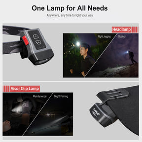 Klarus HC3 Visor Clip Motion-Sensing Lamp Grey (100 Lumens)