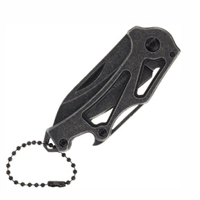 Smith & Wesson SW1207128 Keychain Framelock Black SW Folding Blade
