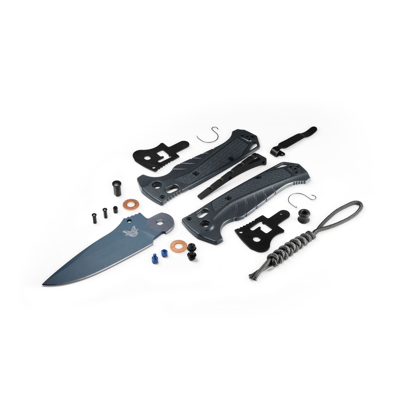 Benchmade 18060BT-01 Water Adira Folding Knife (Tempest Gray Grivory Handle)