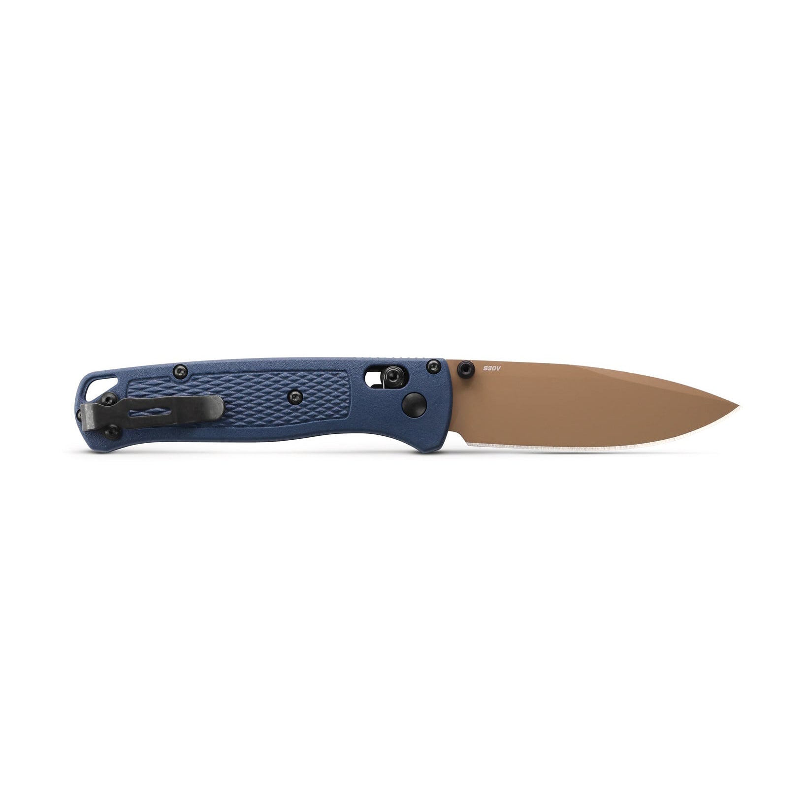 Benchmade 535FE-05 Bugout Folding Knife (Crater Blue Grivory® Handle)