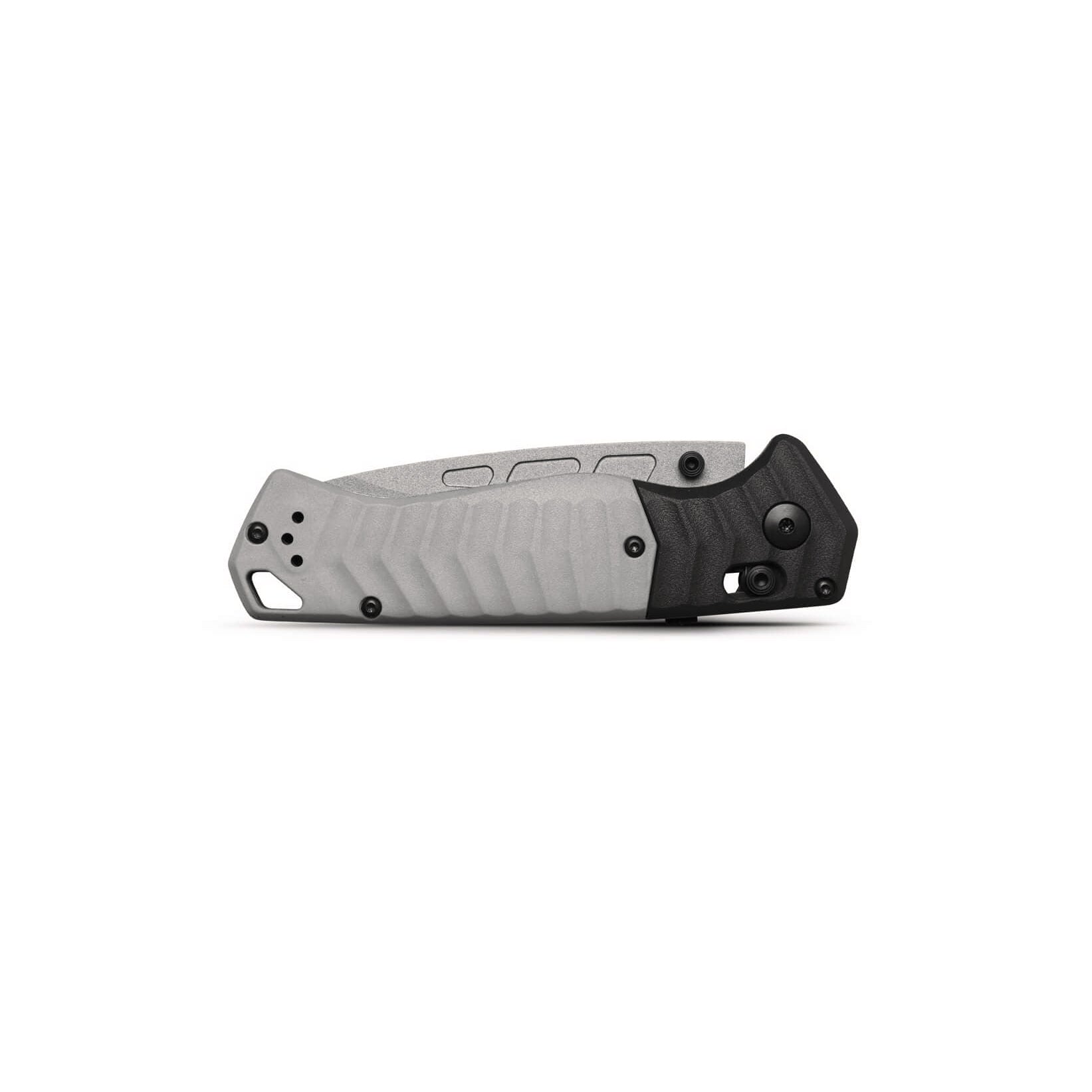 Benchmade 593GY-02 PSK Folding Knife (Milled Storm Gray Grivory Handle)