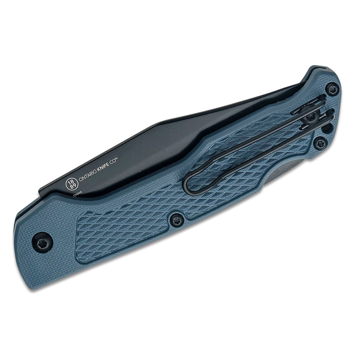 Ontario Camp Plus EDC Folding Knife (Midnight Gray GFN Handle)