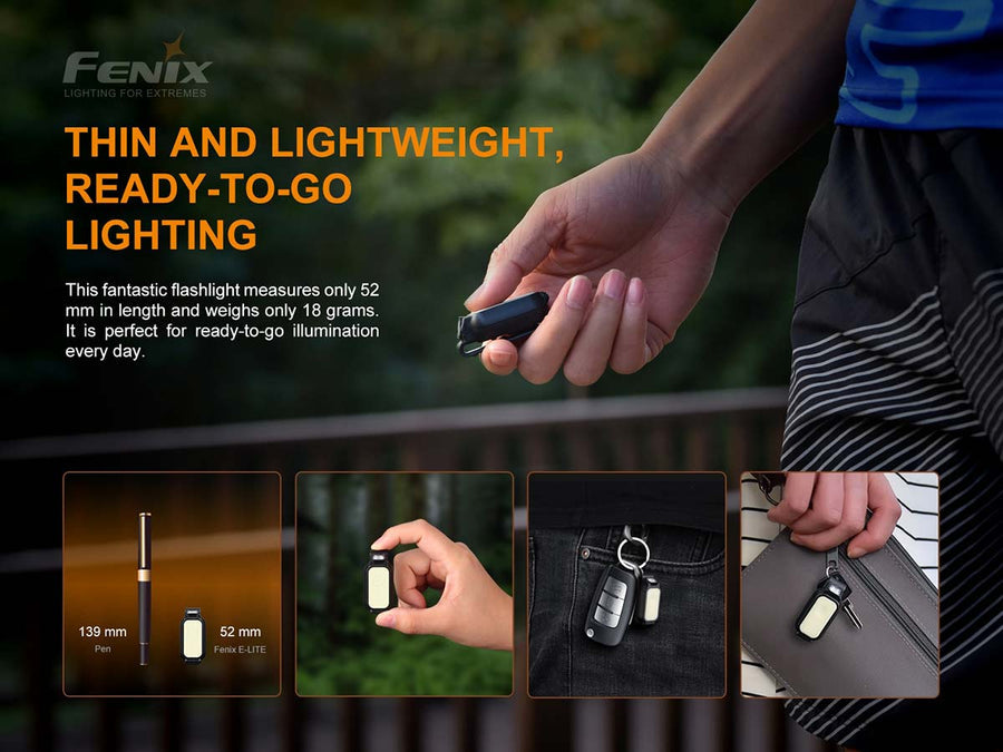 Fenix MINI-LITE Multipurpose Super Mini Light Rechargeable (150 Lumens)