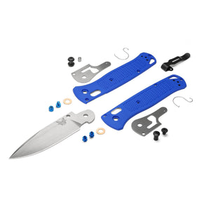 Benchmade 535 Bugout Folding Knife (Blue Grivory Handle)