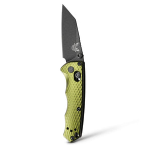Benchmade 290BK-2 Full Immunity Folding Knife (Woodland Green Aluminum Handle)