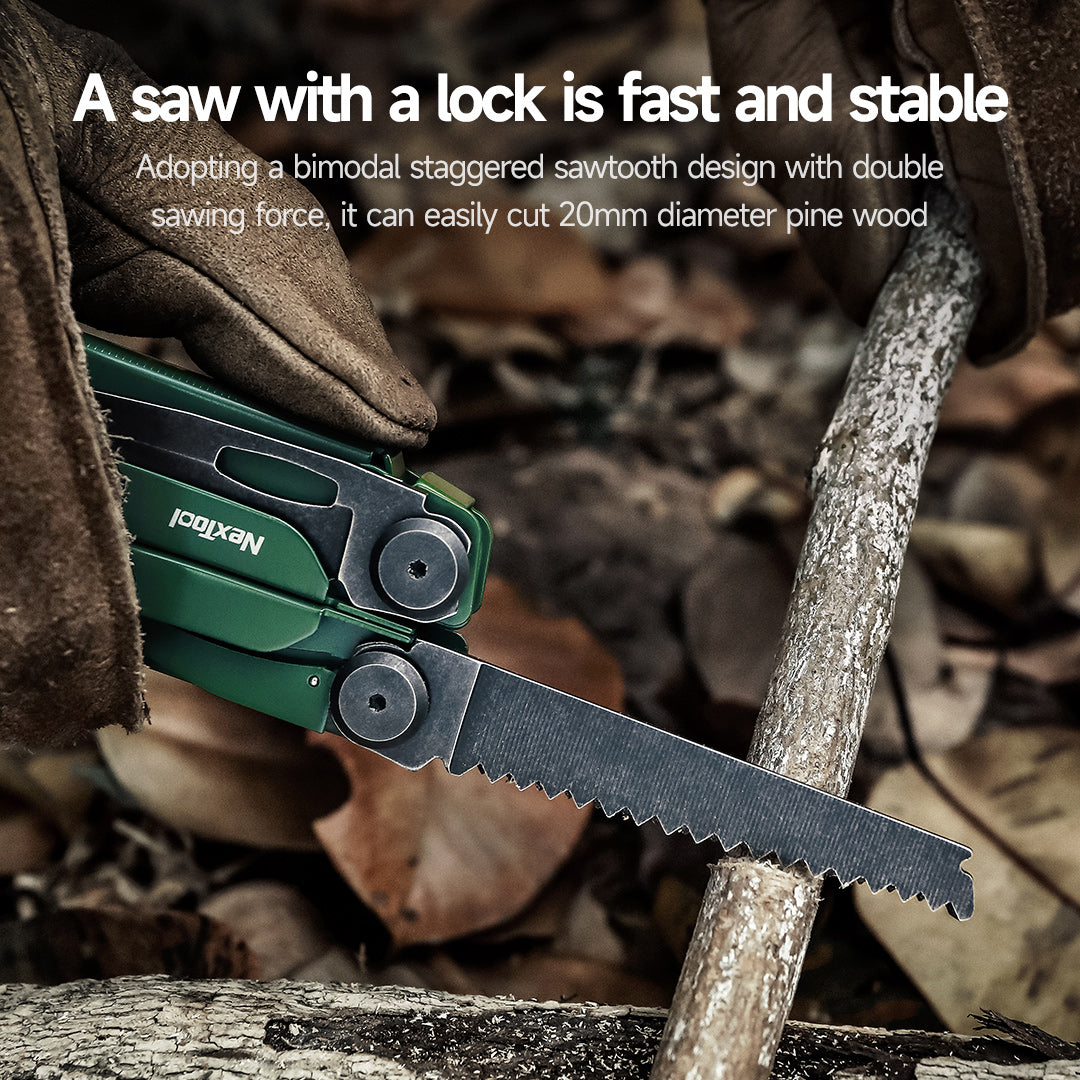 NexTool NE20278 16-In-1 Flagship Pro Multitool (Green)