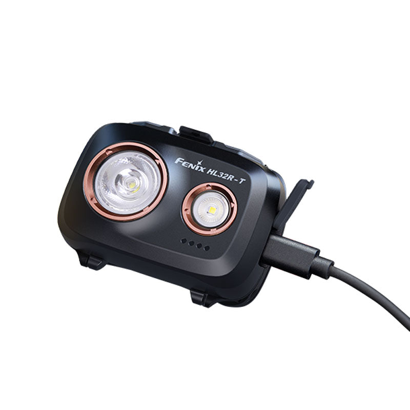 Fenix HL32R-T Trail Running Rechargeable Headlamp (Black) (800 Lumens)