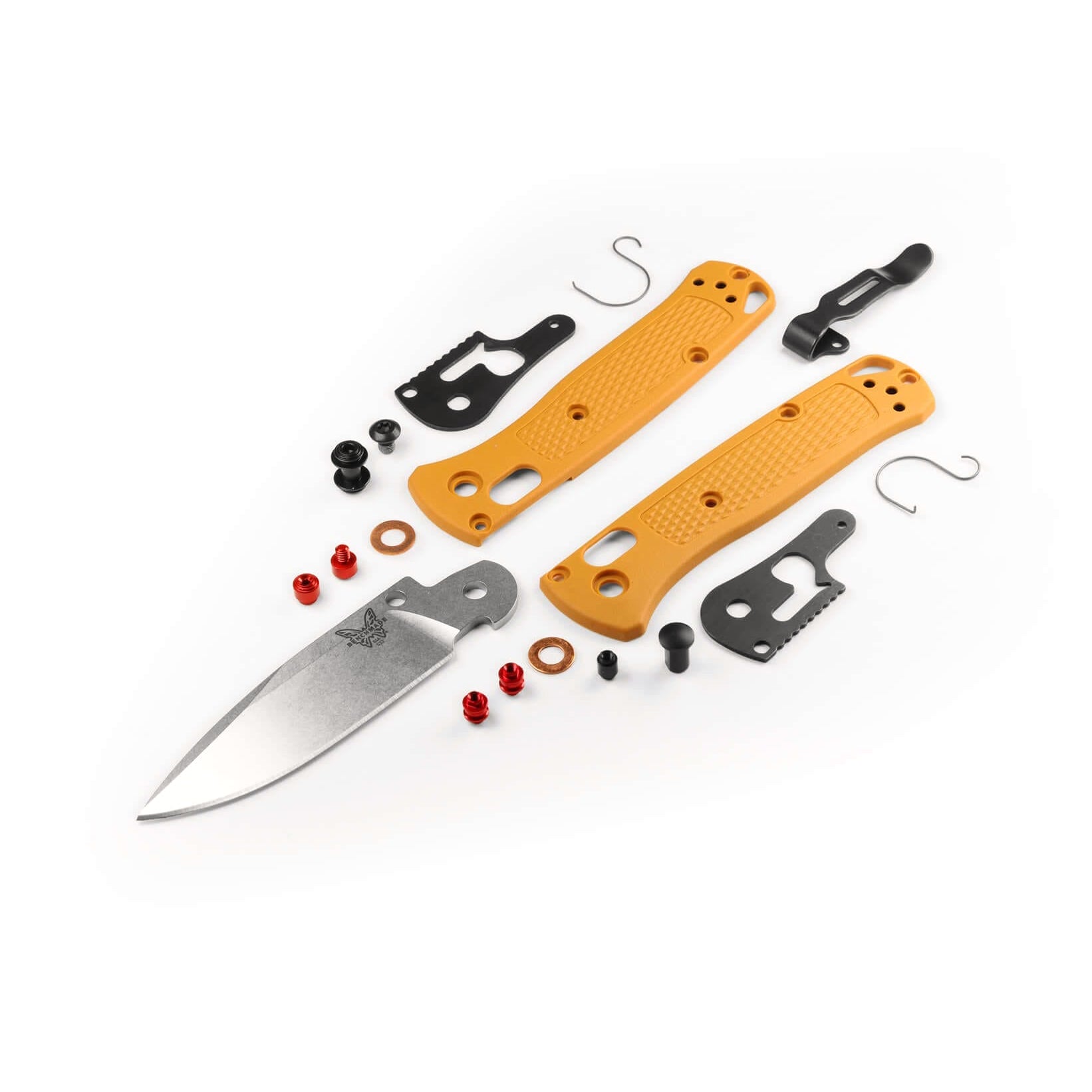Benchmade 533-08 Mini Bugout Folding Knife (Daybreak Yellow Grivory Handle)