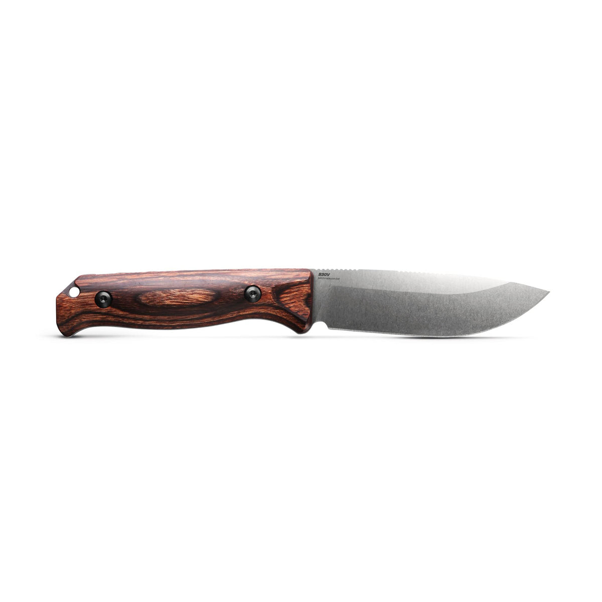 Benchmade 15002 Saddle Mountain Fixed Blade (Stabilized Wood Handle)