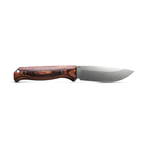 Benchmade 15002 Saddle Mountain Fixed Blade (Stabilized Wood Handle)