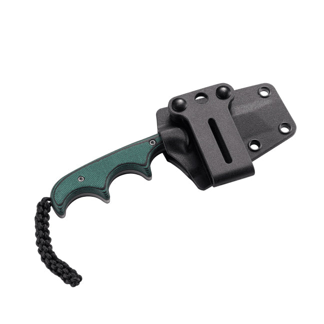 CRKT 2387 Folts Minimalist Bowie Fixed Blade (Green Micarta Handle)