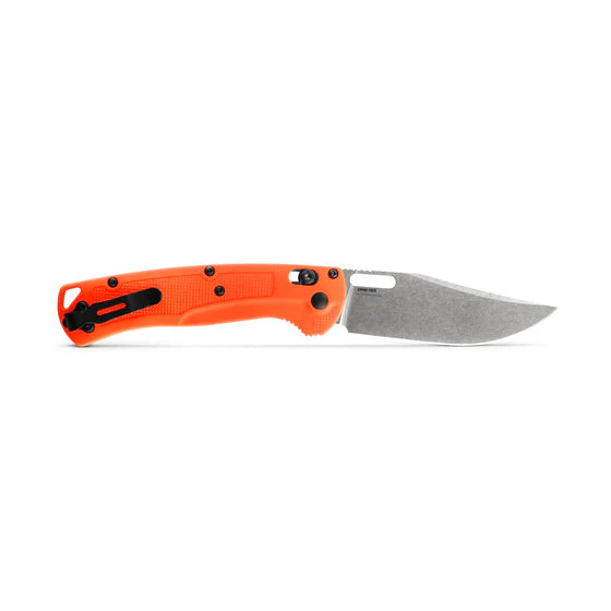 Benchmade 15535 Taggedout Folding Knife (Orange Grivory Handle)