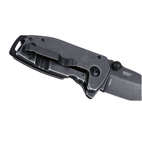 CRKT 2485K Squid Compact Folding Knife (Black Stainless Steel Handle)
