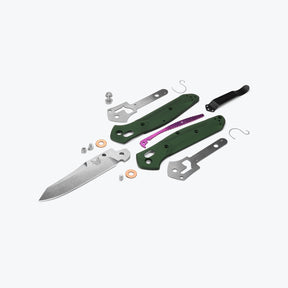 Benchmade 940 Osborne Folding Knife (Green Aluminum Handle)