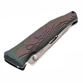 Rockstead SAI-T-ZDP Folding Knife (DLC-Prism Coated Titanium Handle)