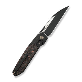 WE KNIFE WE24007-1 Brr15 (Black Ti Handle With Copper Foil CF Inlay)