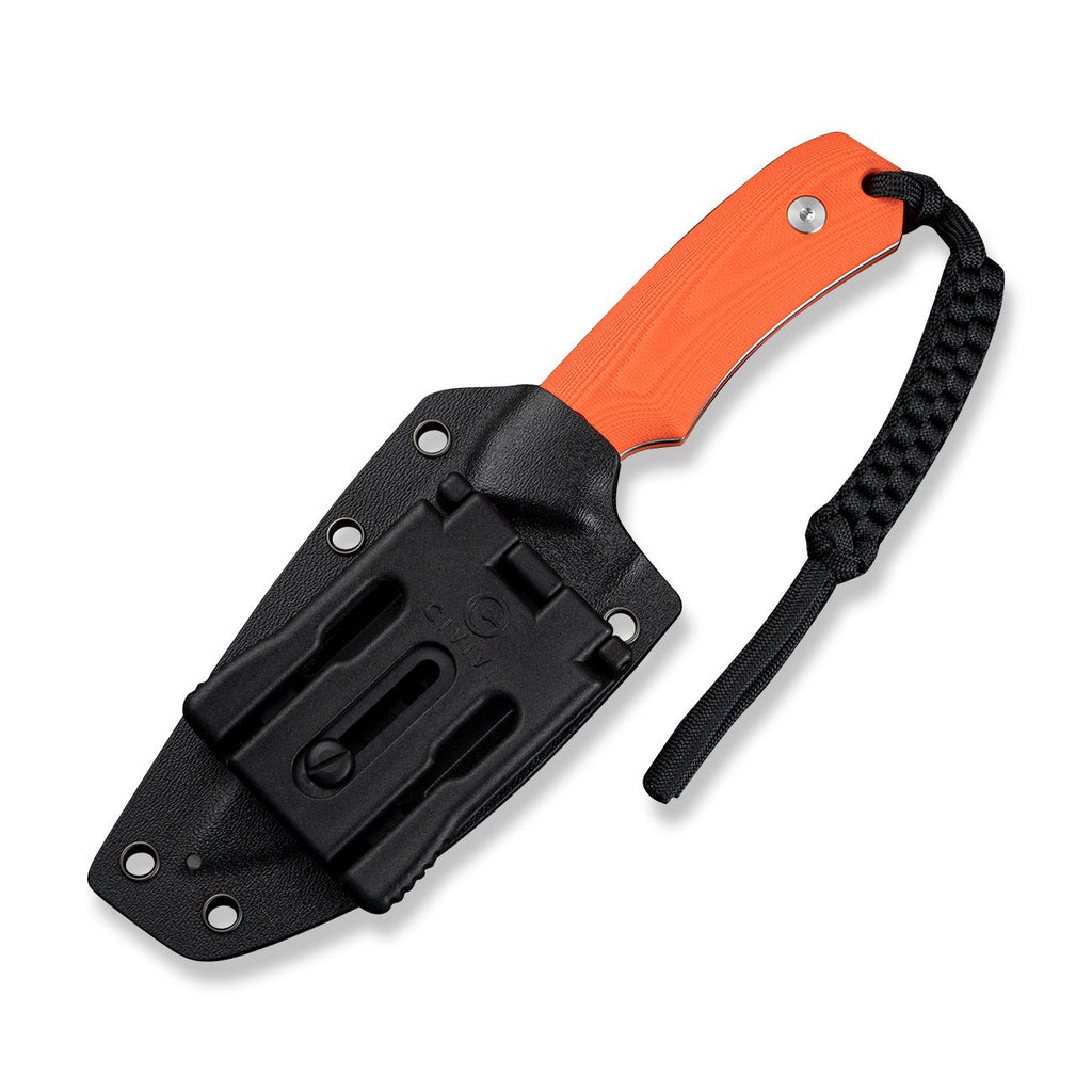 Civivi C24058B-1 Gander Fixed Blade (Orange G10 Handle)