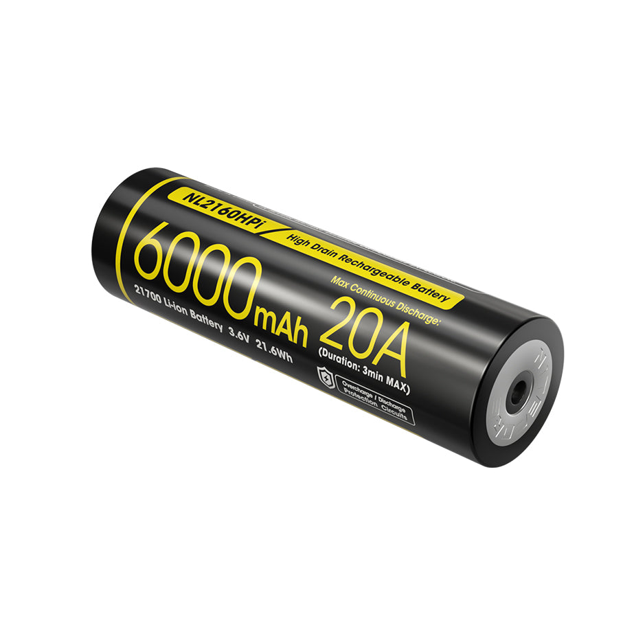 Nitecore Battery Custom 21700 6000mAh NL2160HPi