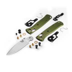 Benchmade 533SL-10 Mini Bugout Folding Knife (Woodland Green Aluminum Handle)