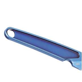 CRKT 7065 HangTi Fixed Blade (One Piece Blue Titanium Construction)