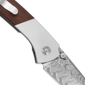 Kizer V3690A3 Spitfire Shanxi Damascus Steel