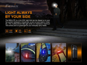 Fenix MINI-LITE Multipurpose Super Mini Light Rechargeable (150 Lumens)