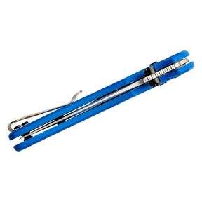 Hogue Deka MagnaCut Folding Knife (Blue Polymer Handle)