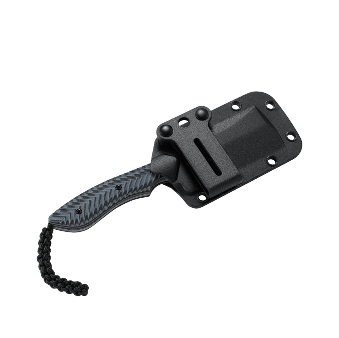 CRKT 2398 Folts S.P.E.C. Fixed Blade (Black/Gray G10 Handle)