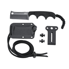 CRKT 2383K Folts Minimalist Cleaver Fixed Blade (Black G10 Handle)