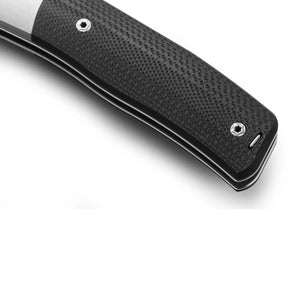 LionSteel NiNi Folding Knife (Black G10 Handle)