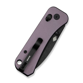 WE KNIFE WE23075-2 Banter 2 (Purple Aluminum Handle)