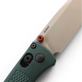Benchmade 533TN-2601 Mini Bugout Folding Knife (Taiga Green Grivory Handle)