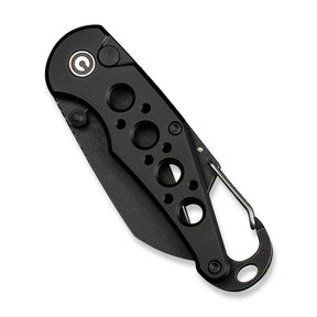 Civivi C23062B-1 Pragma Folding Knife (Black Milled Aluminum Handle)