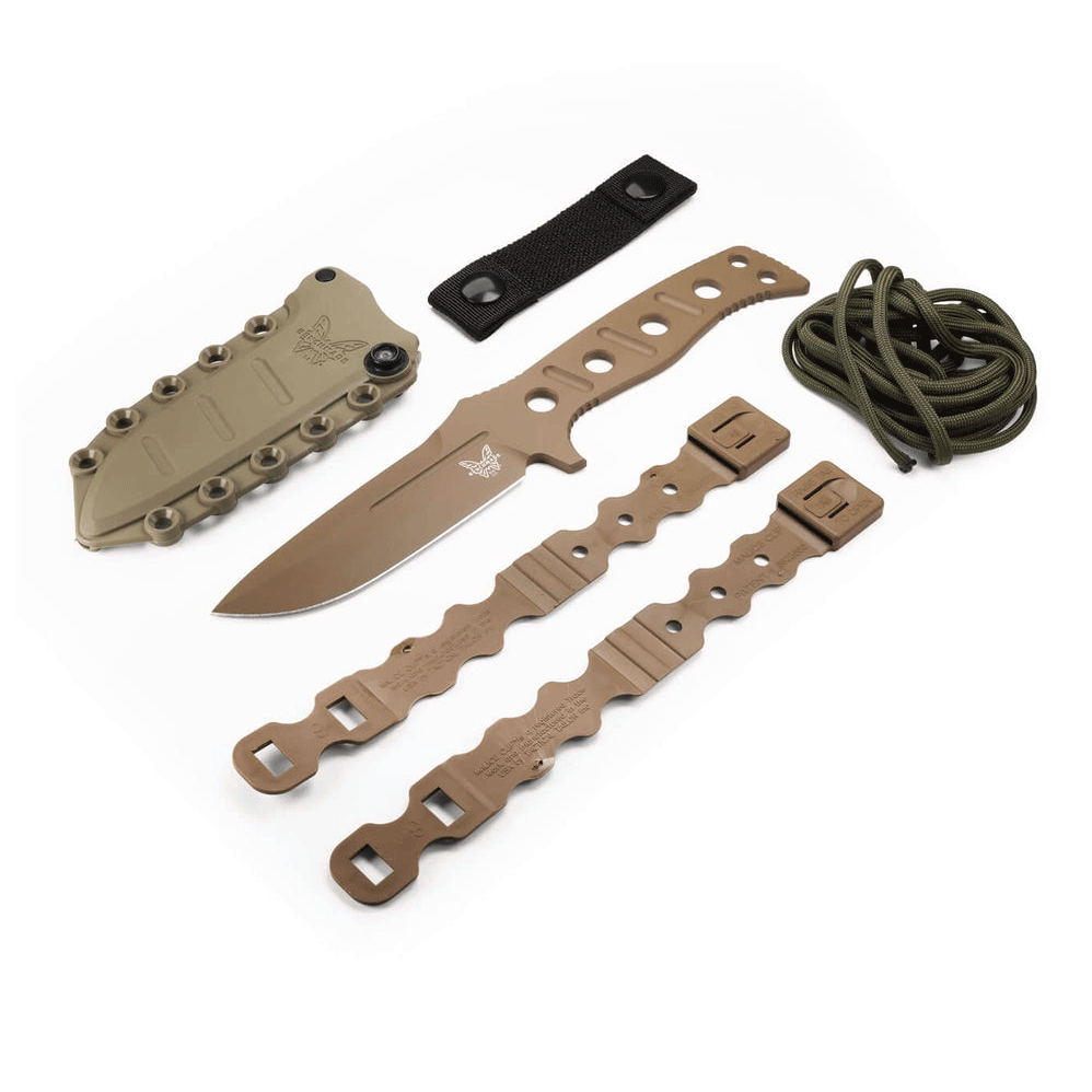 Benchmade 375FE-02 Fixed Adamas (Flat Earth MagnaCut)