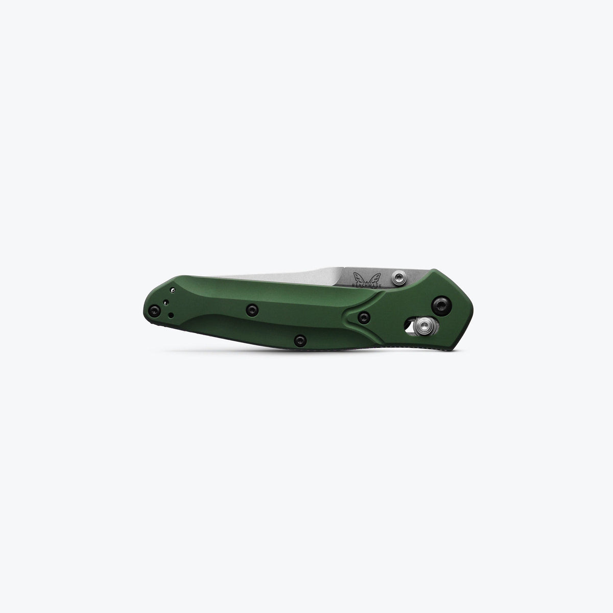 Benchmade 940 Osborne Folding Knife (Green Aluminum Handle)